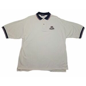 Vintage Vantage Custom Classics Miller Beer Embroidered Polo Shirt Men's XL